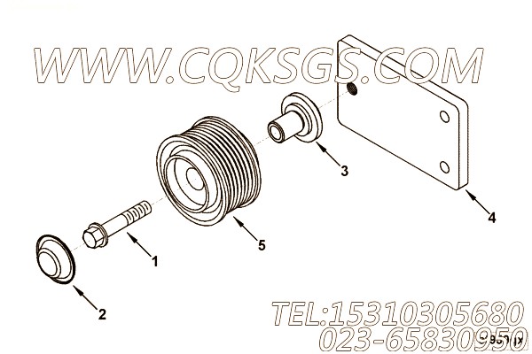 【托辊轴】康明斯CUMMINS柴油机的3935228 托辊轴