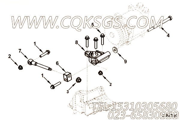 【内六角螺钉】康明斯CUMMINS柴油机的5258330 内六角螺钉