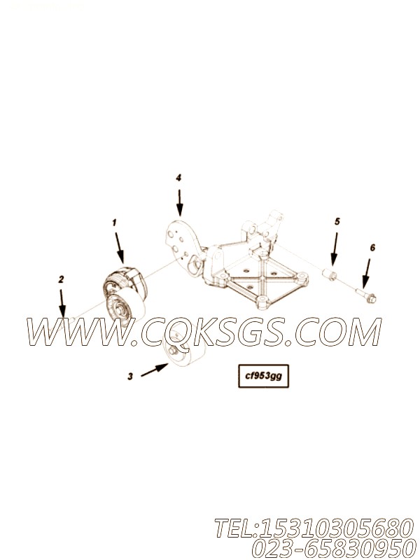 【惰轮】康明斯CUMMINS柴油机的3104416 惰轮