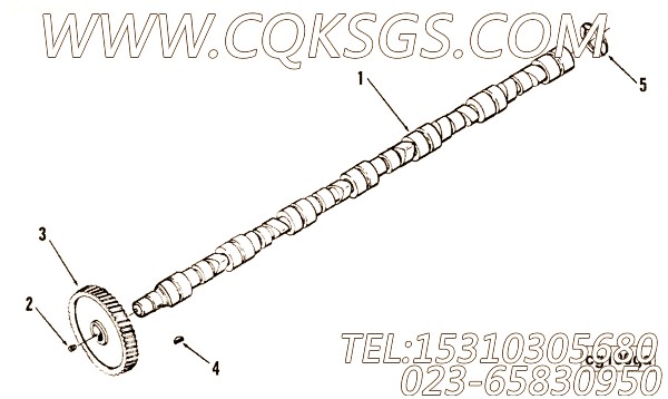 3035195凸轮轴齿轮,用于康明斯NTA855-G4主机性能件组,【发电机组】配件