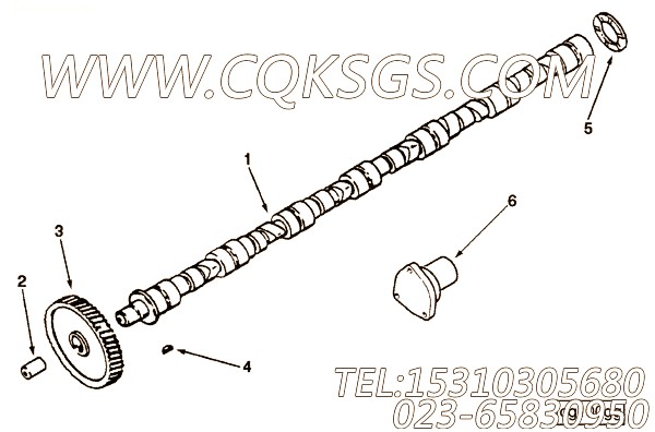 3021600半园键,用于康明斯NTA855-G1动力发动机性能件组,【发电用】配件