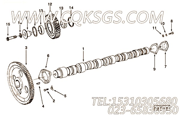 68908螺栓锁紧片,用于康明斯KTA19-G4(M)主机基础件(船检)组,【船用】配件