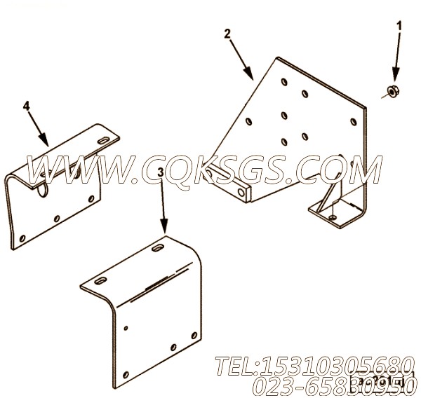 Bracket, Air Cleaner