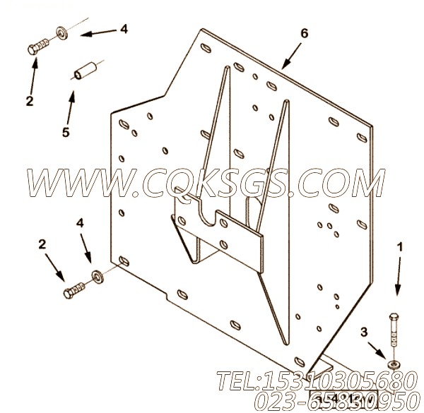 3034771隔套,用于康明斯KTA19-C525动力发动机散件组,【襄樊金鹰轨道车】配件