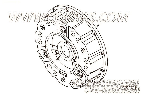 【离合器】康明斯CUMMINS柴油机的3284279 离合器
