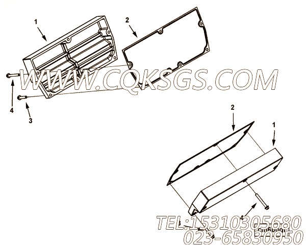 【凸轮轴盖垫片】康明斯CUMMINS柴油机的3332034 凸轮轴盖垫片