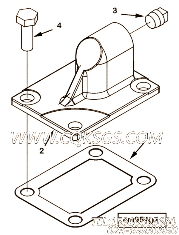 【加热器CALCE封面】康明斯CUMMINS柴油机的4096701 加热器CALCE封面