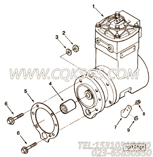 Brace, Air Compressor
