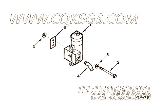 185848空压机衬垫,用于康明斯NTA855-C310动力空压机调节器组,【打桩机】配件