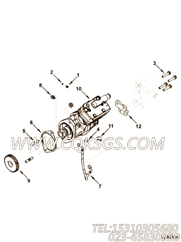 【gskt与密封1柱面套件】康明斯CUMMINS柴油机的4089240 gskt与密封1柱面套件