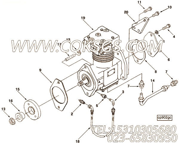 Screw, Hex Flange Head Cap