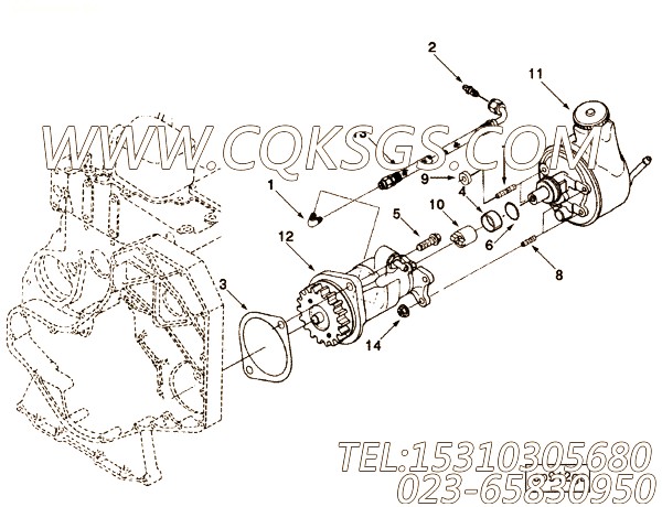 【液压泵】康明斯CUMMINS柴油机的3914706 液压泵