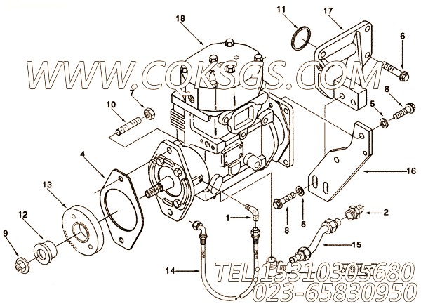 Brace, Air Compressor