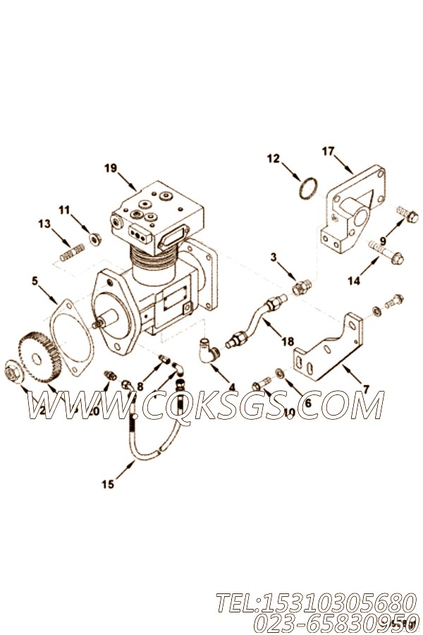 Brace, Air Compressor