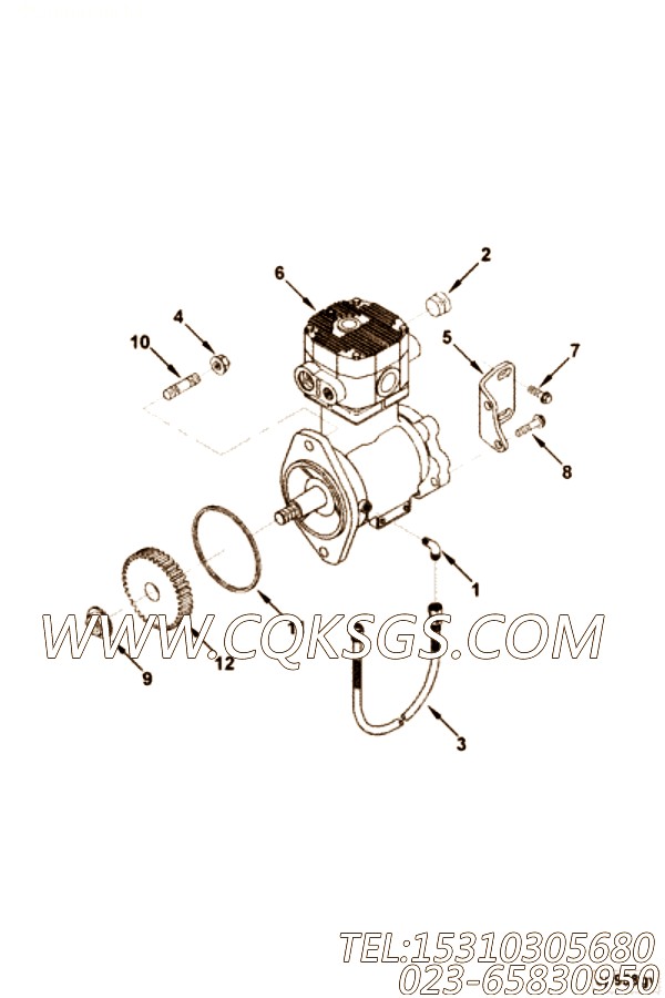 Brace, Air Compressor