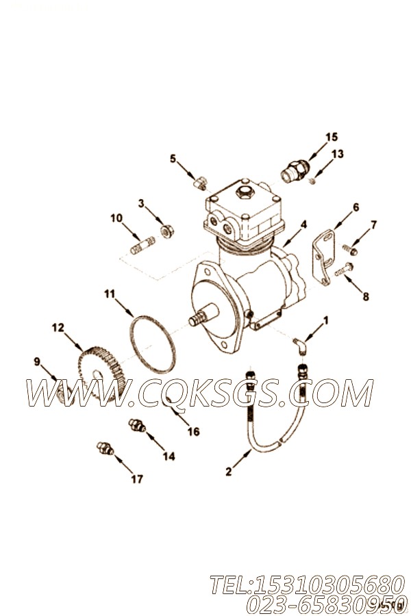 Brace, Air Compressor