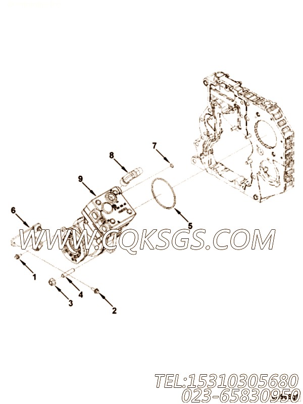 【空气压缩机】康明斯CUMMINS柴油机的5266420 空气压缩机