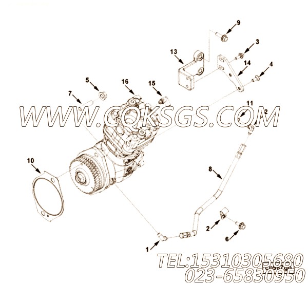 Brace, Air Compressor