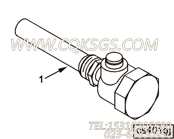 【发动机加热器】康明斯CUMMINS柴油机的4009348 发动机加热器