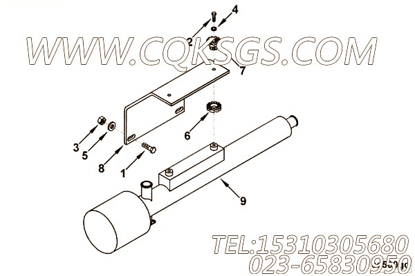 【发动机加热器MTG】康明斯CUMMINS柴油机的3056680 发动机加热器MTG