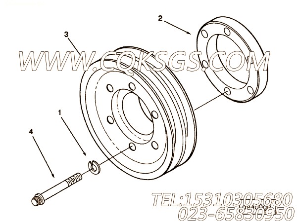 【12 角头螺栓】康明斯CUMMINS柴油机的3006735 12 角头螺栓