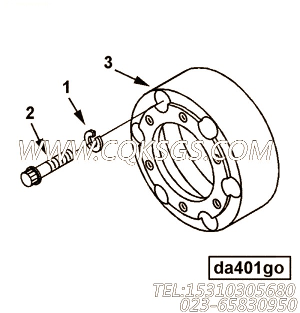 【前动力输出】康明斯CUMMINS柴油机的3020662 前动力输出