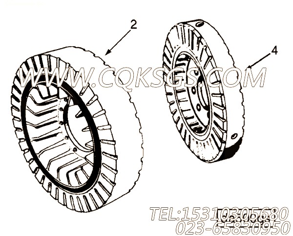 【减振器】康明斯CUMMINS柴油机的AR 2276 减振器