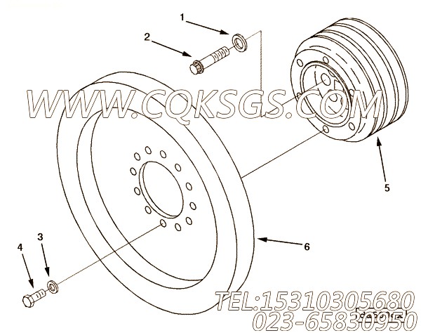 用于进口VTA28发动机减振器
