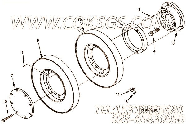 【减振器】康明斯CUMMINS柴油机的4007035 减振器