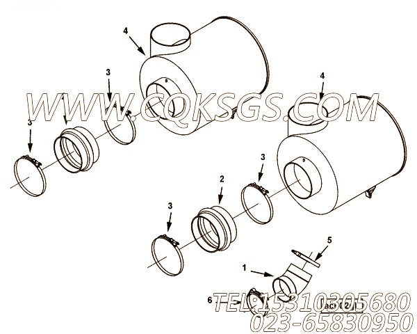 【Clamp, T Bolt】康明斯CUMMINS柴油机的3633973 Clamp, T Bolt