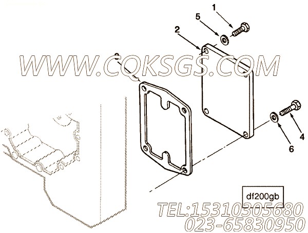 【六角头螺栓】康明斯CUMMINS柴油机的3027705 六角头螺栓