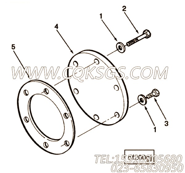 【盖板】康明斯CUMMINS柴油机的3252258 盖板