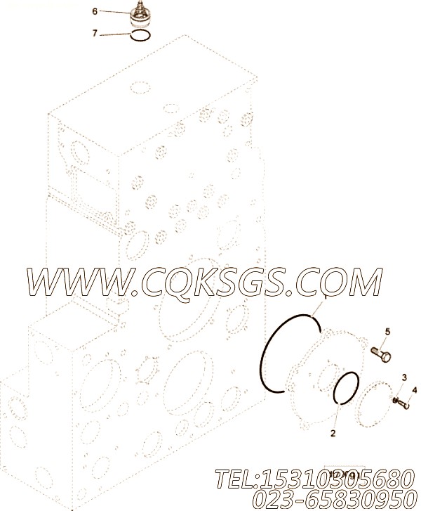 【阀总成】康明斯CUMMINS柴油机的3428295 阀总成