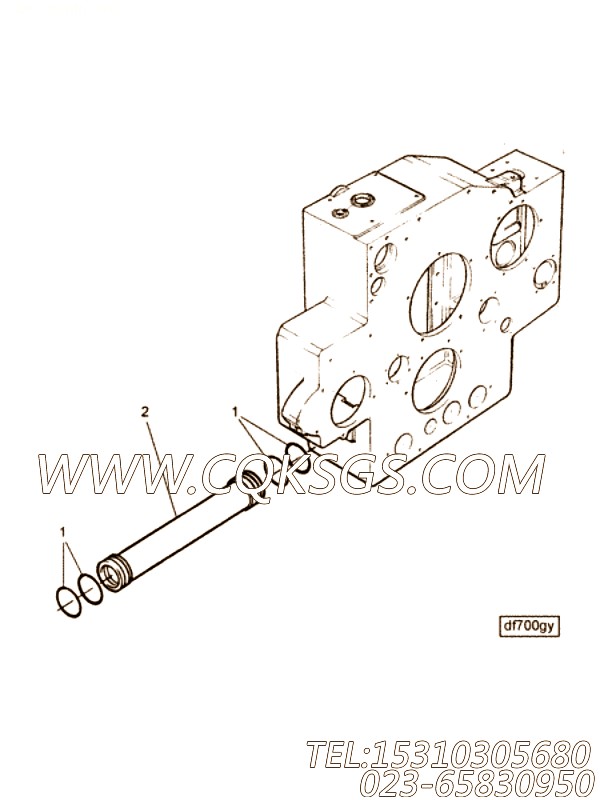 【机油传输管】康明斯CUMMINS柴油机的3423426 机油传输管
