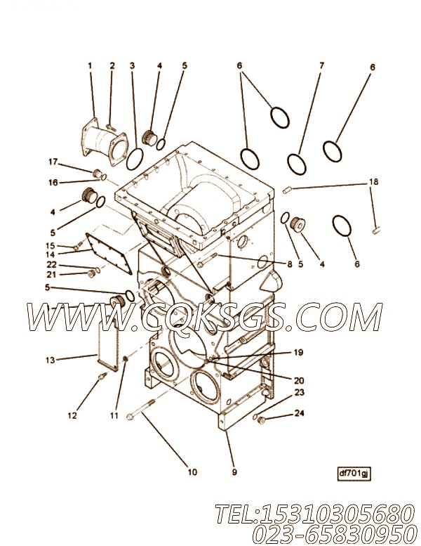 【螺塞】康明斯CUMMINS柴油机的3679881 螺塞