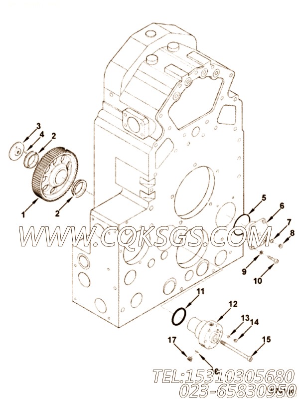 【内六角螺钉】康明斯CUMMINS柴油机的3336478 内六角螺钉