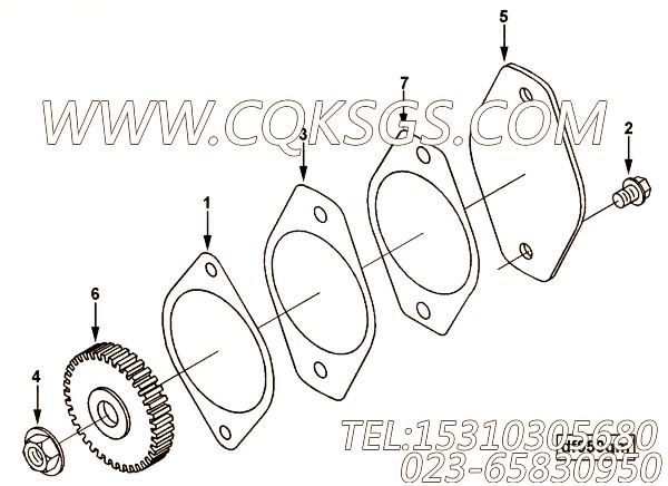 Screw, Hex Flange Head Cap