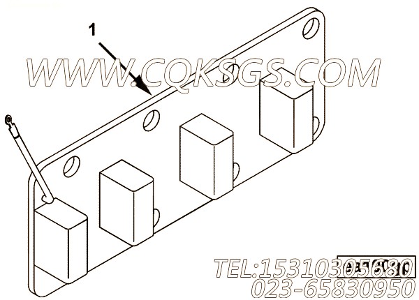 【电容模块】康明斯CUMMINS柴油机的3058140 电容模块