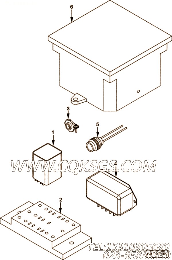 【电磁壳】康明斯CUMMINS柴油机的4090165 电磁壳