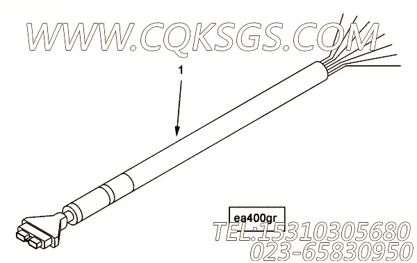 【线束】康明斯CUMMINS柴油机的3957560 线束