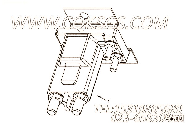 【电磁开关】康明斯CUMMINS柴油机的5269379 电磁开关