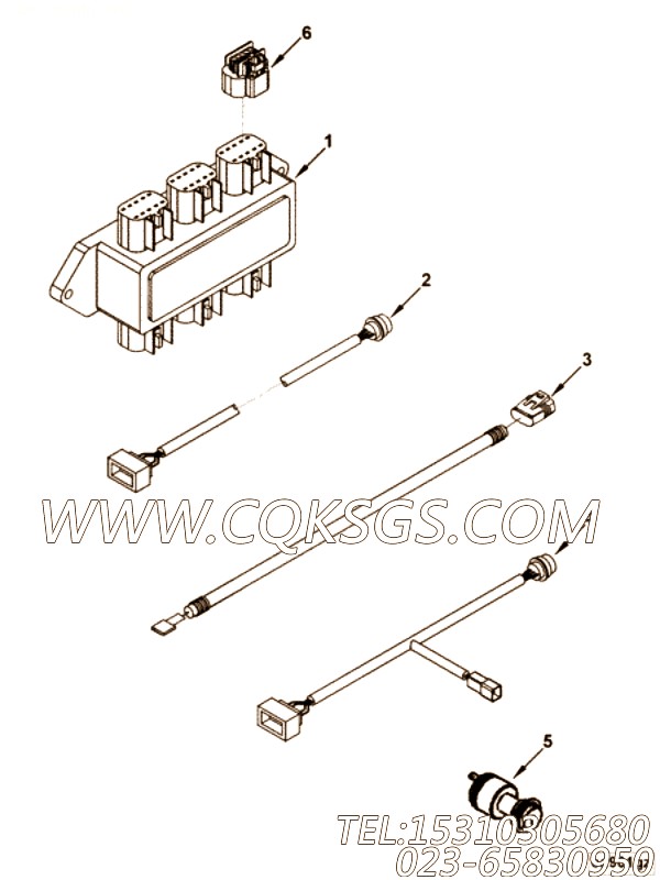 【转换开关】康明斯CUMMINS柴油机的4939810 转换开关