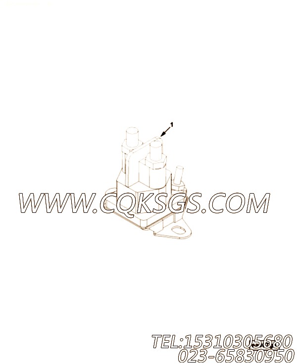 【电磁开关】康明斯CUMMINS柴油机的5265270 电磁开关
