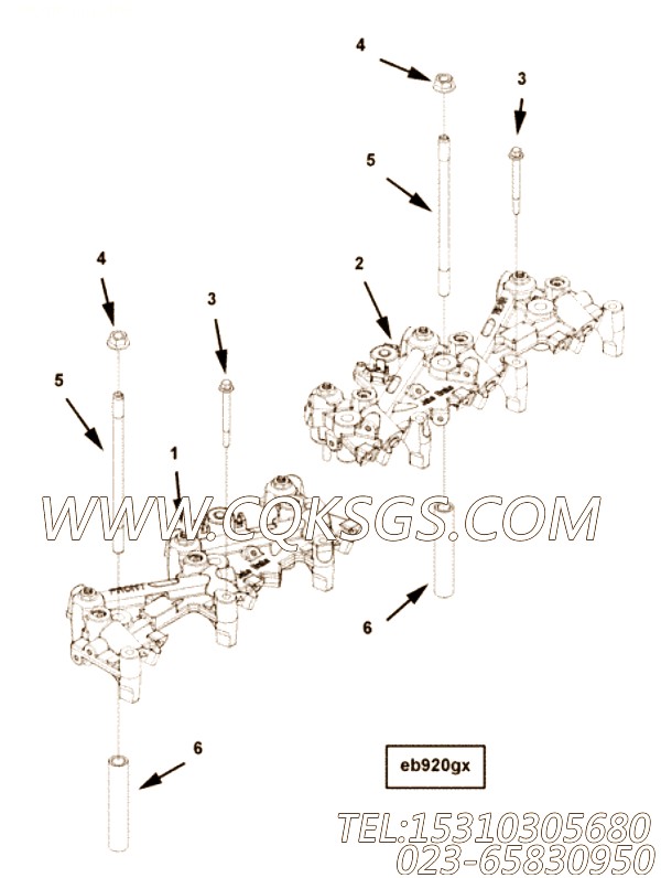 【发动机制动】康明斯CUMMINS柴油机的2887974 发动机制动