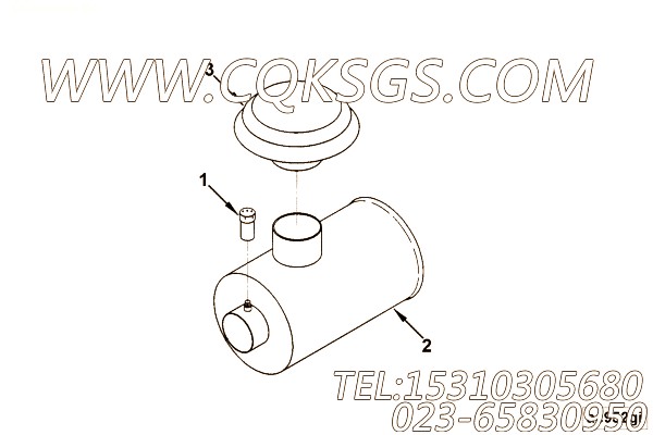 【空气净化器】康明斯CUMMINS柴油机的3284138 空气净化器