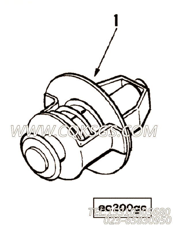 【节温器】康明斯CUMMINS柴油机的3045913 节温器