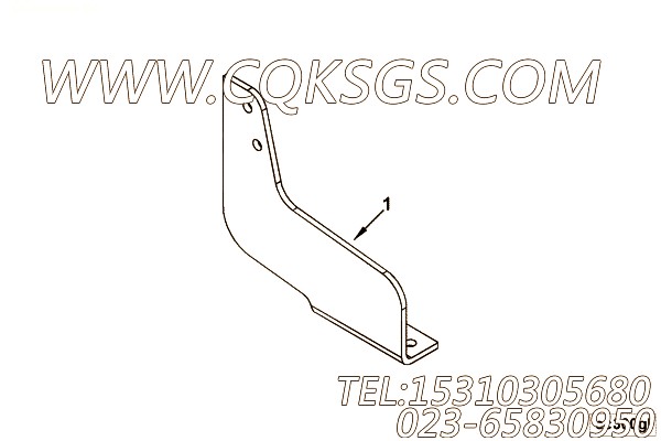 【Bracket, Governor】康明斯CUMMINS柴油机的3029061 Bracket, Governor