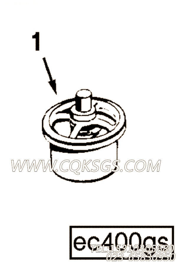 【节温器】康明斯CUMMINS柴油机的204586 节温器