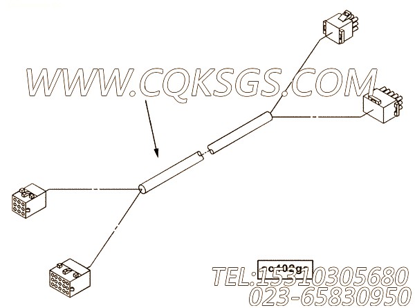 【线束】康明斯CUMMINS柴油机的3053041 线束