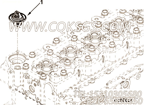 【节温器】康明斯CUMMINS柴油机的3935811 节温器